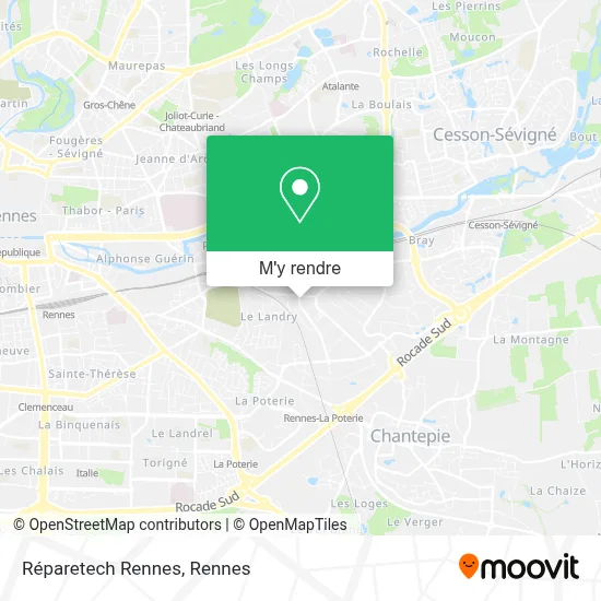 Réparetech Rennes plan