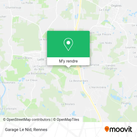 Garage Le Nid plan