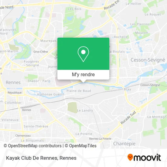 Kayak Club De Rennes plan