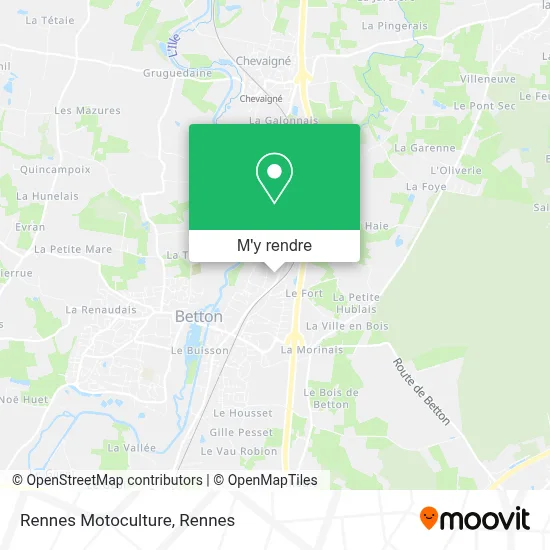 Rennes Motoculture plan