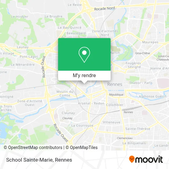 School Sainte-Marie plan