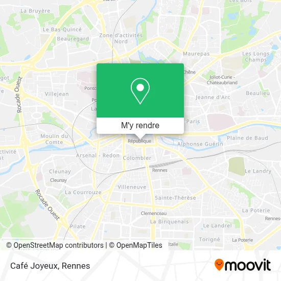 Café Joyeux plan