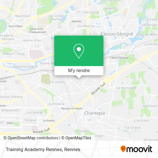 Training Academy Rennes plan