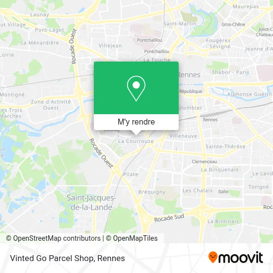Vinted Go Parcel Shop plan