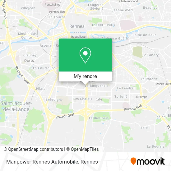 Manpower Rennes Automobile plan