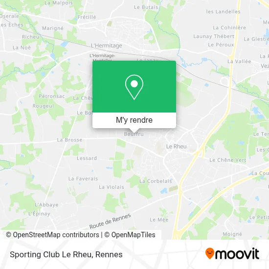 Sporting Club Le Rheu plan