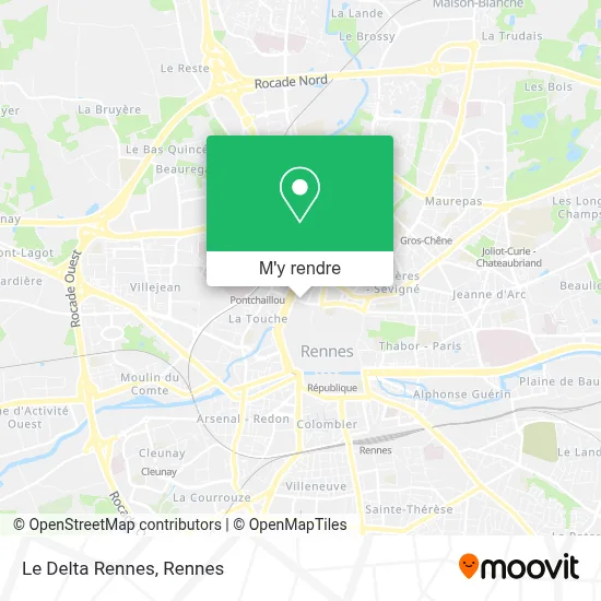 Le Delta Rennes plan