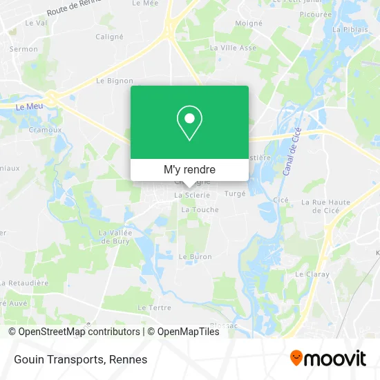 Gouin Transports plan