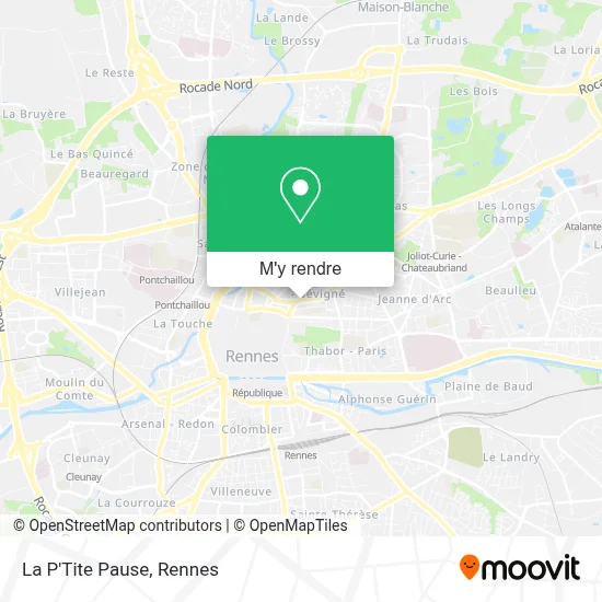 La P'Tite Pause plan