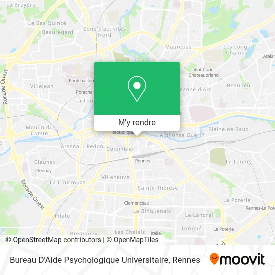 Bureau D'Aide Psychologique Universitaire plan