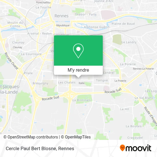 Cercle Paul Bert Blosne plan