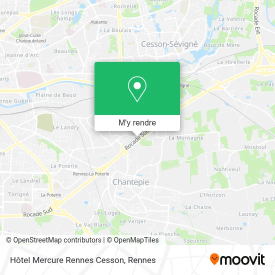 Hôtel Mercure Rennes Cesson plan