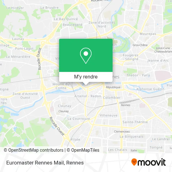Euromaster Rennes Mail plan