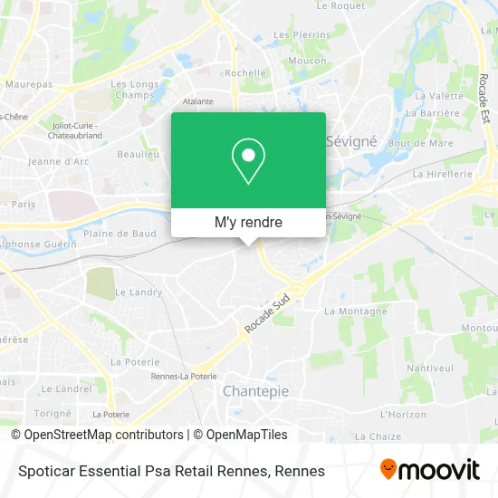 Spoticar Essential Psa Retail Rennes plan