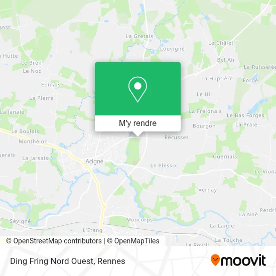 Ding Fring Nord Ouest plan