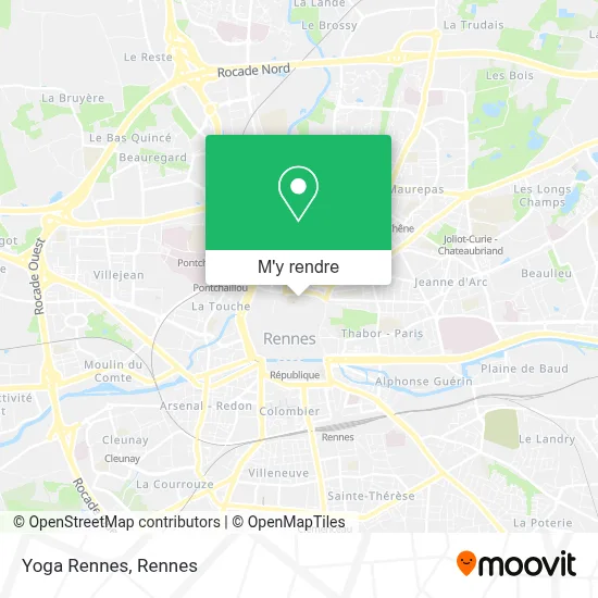Yoga Rennes plan