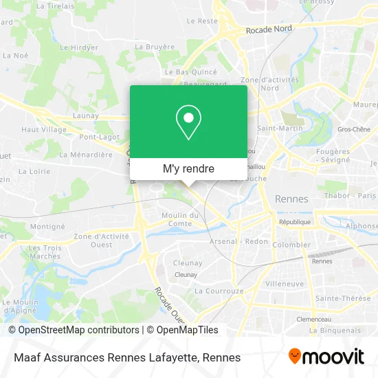 Maaf Assurances Rennes Lafayette plan