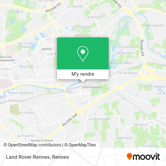 Land Rover Rennes plan
