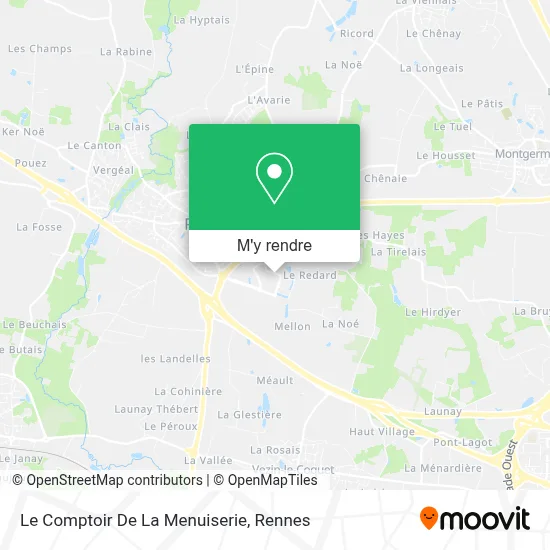 Le Comptoir De La Menuiserie plan