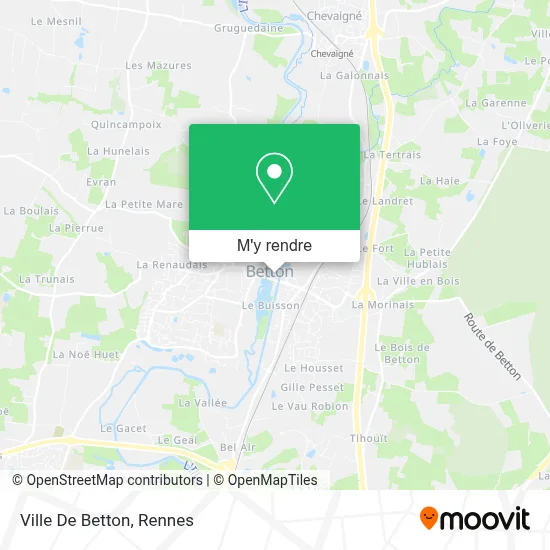 Ville De Betton plan