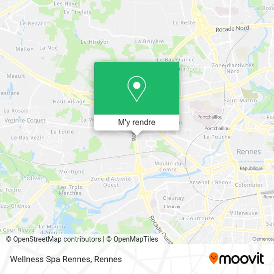 Wellness Spa Rennes plan