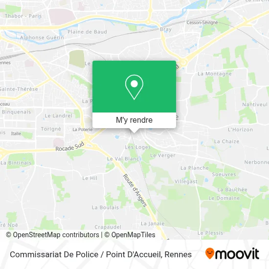 Commissariat De Police / Point D'Accueil plan