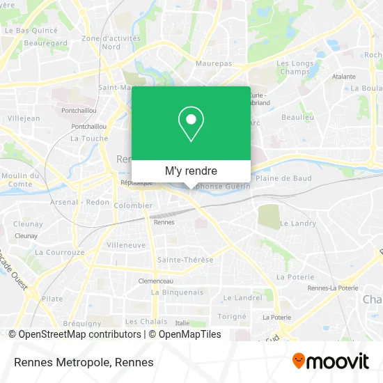 Rennes Metropole plan