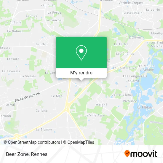 Beer Zone plan