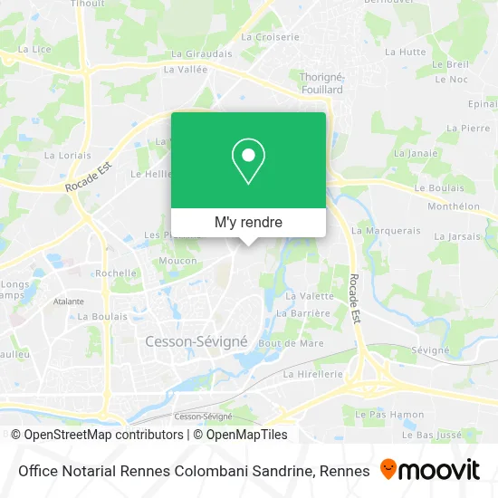 Office Notarial Rennes Colombani Sandrine plan
