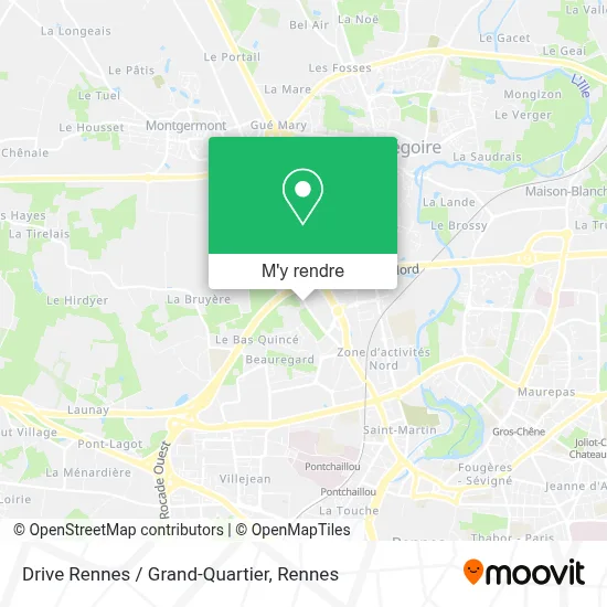 Drive Rennes / Grand-Quartier plan