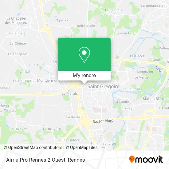 Airria Pro Rennes 2 Ouest plan