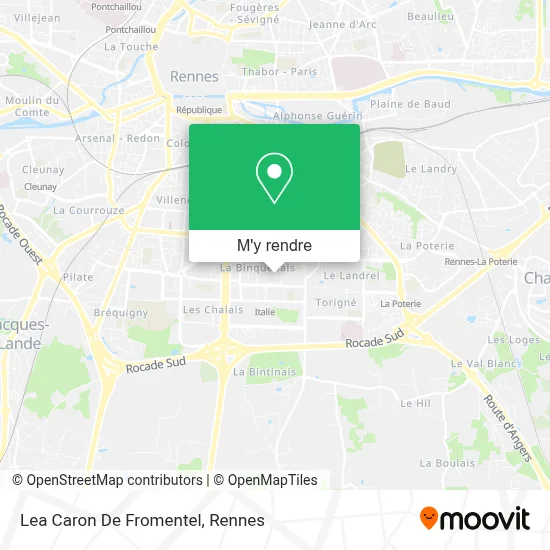 Lea Caron De Fromentel plan