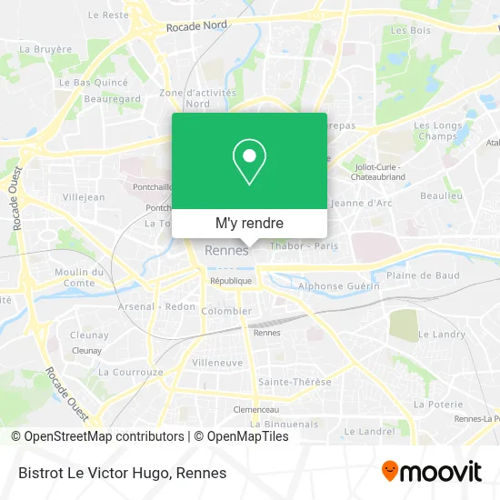 Bistrot Le Victor Hugo plan