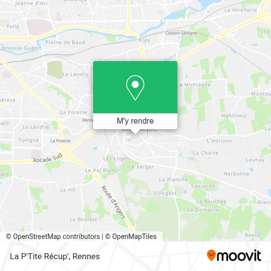 La P'Tite Récup' plan