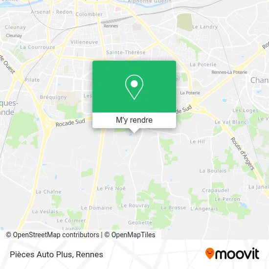 Pièces Auto Plus plan