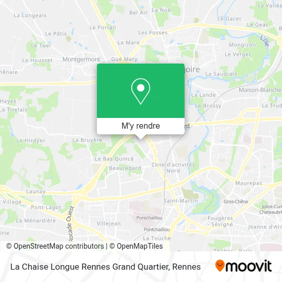 La Chaise Longue Rennes Grand Quartier plan
