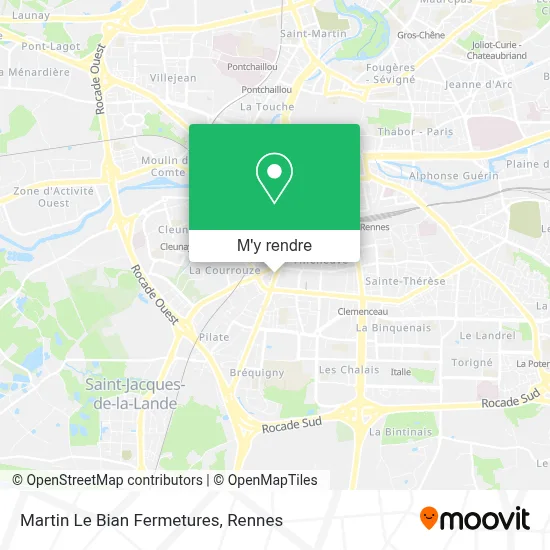 Martin Le Bian Fermetures plan