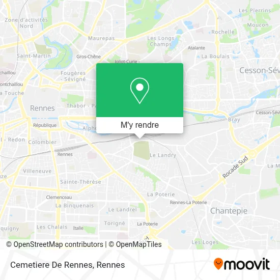 Cemetiere De Rennes plan