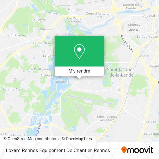 Loxam Rennes Equipement De Chantier plan
