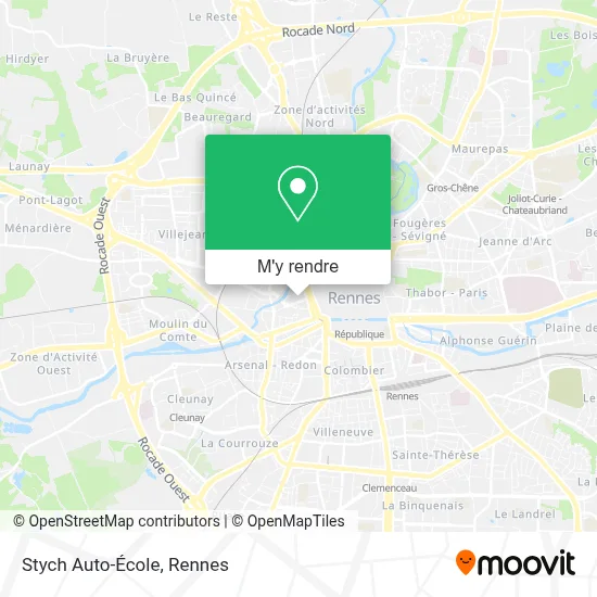 Stych Auto-École plan