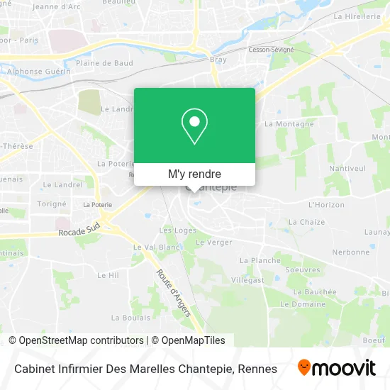 Cabinet Infirmier Des Marelles Chantepie plan