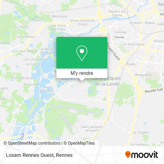Loxam Rennes Ouest plan