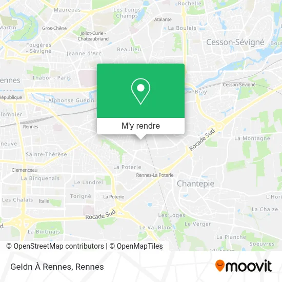 Geldn À Rennes plan