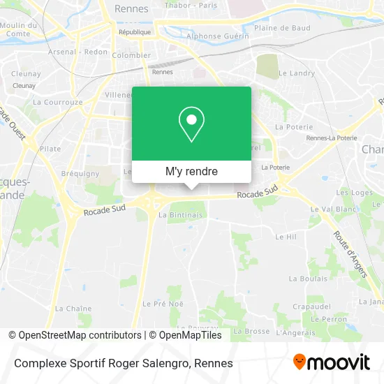 Complexe Sportif Roger Salengro plan