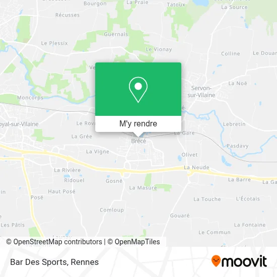 Bar Des Sports plan