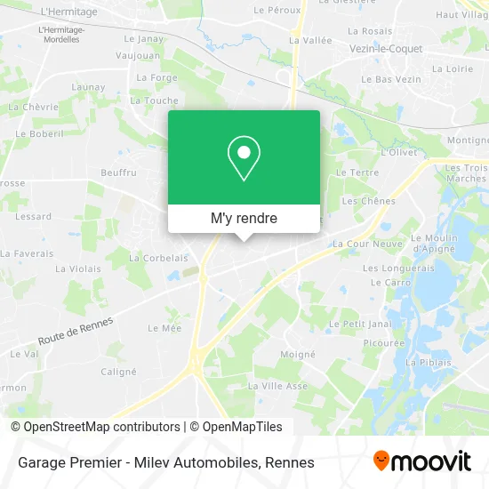 Garage Premier - Milev Automobiles plan