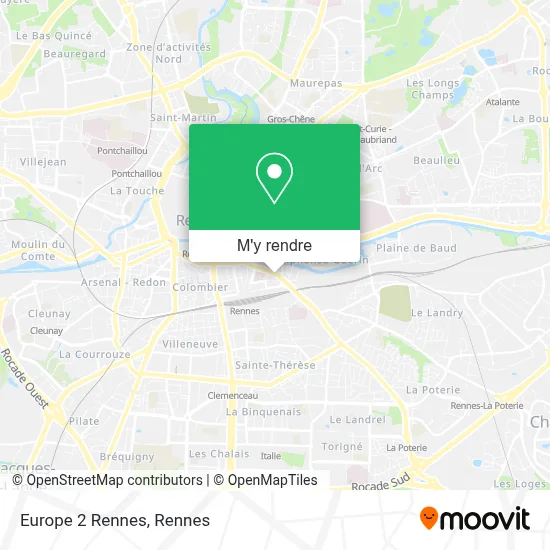 Europe 2 Rennes plan