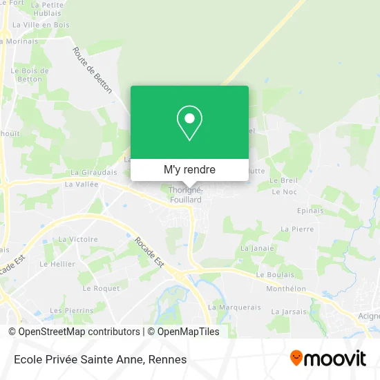 Ecole Privée Sainte Anne plan