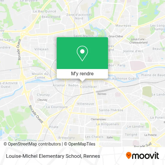 Louise-Michel Elementary School plan