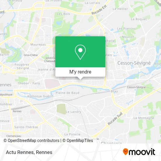 Actu Rennes plan